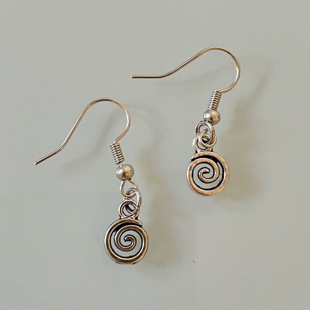 Handmade Swirl Earrings